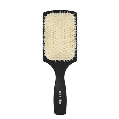Natural Bristle Hair Brush, rectangular Kashoki
